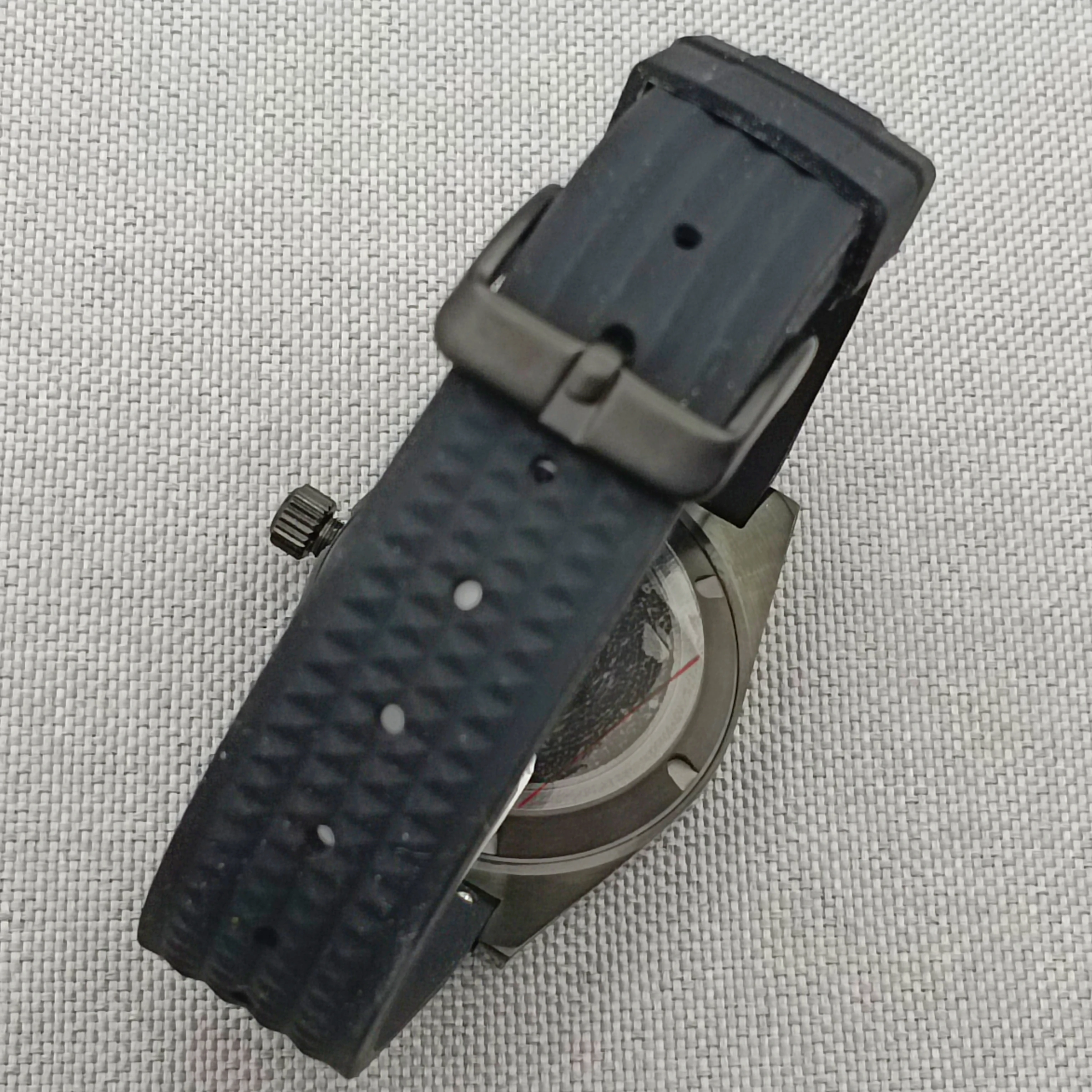 LARIMOKER Neue 38mm Hochwertige Saphirglas Edelstahl NH35/PT5000 Automatikwerk 100m Herren Tauchen Mechanische Uhr – Detail 10