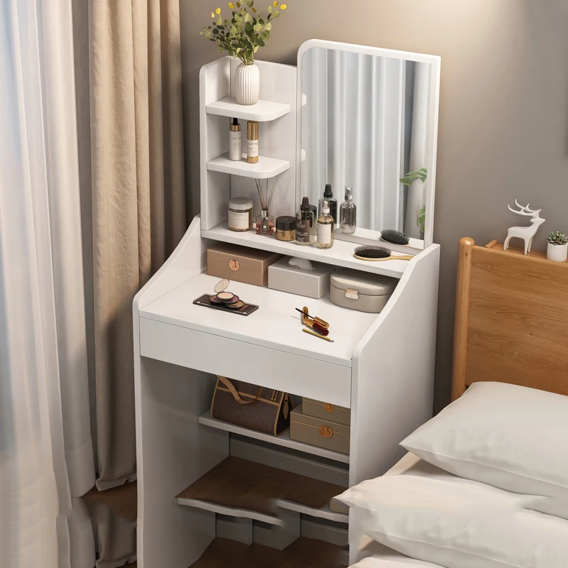 

White Flowers Dressing Table Luxury Girls Makeup Vanity Dressing Table Organizers Bedroom Tavolo Da Trucco Hotel Furniture
