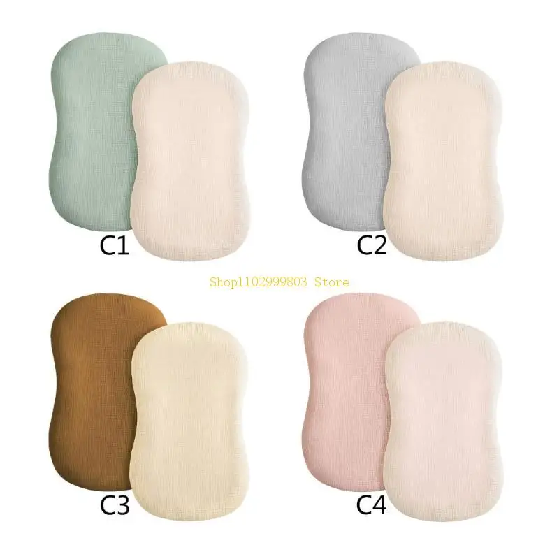 2xBaby Changing Pad Cover Elastic Fitted Sheet Crib Cover for Infant Toddlers J0MF