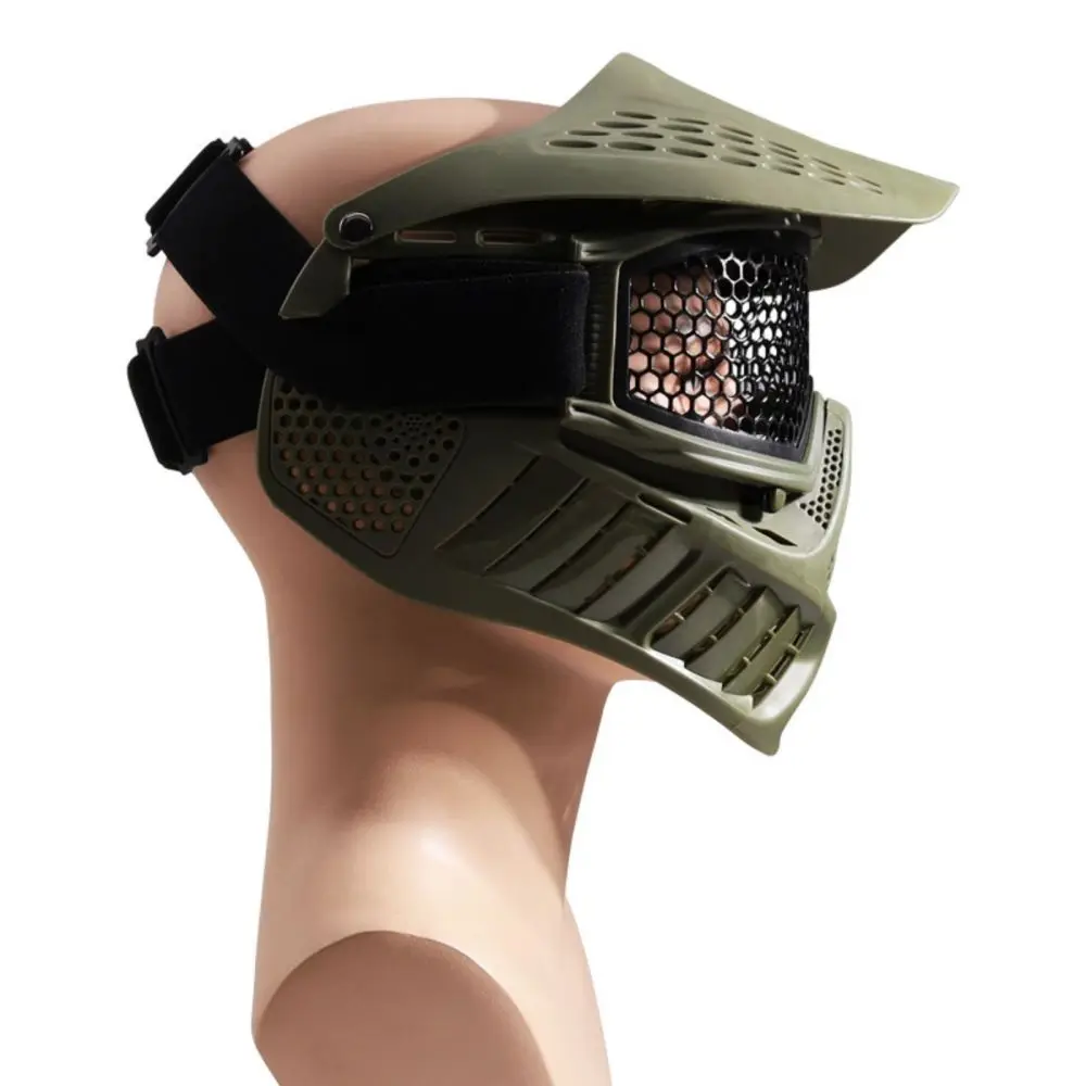 New Tactical Full Face Mask Paintball Mask Stainless Steel Mesh Goggles Protective Masks for Airsoft Archery Paintball