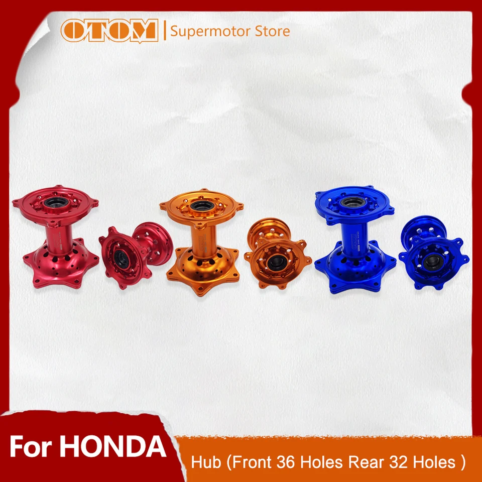 OTOM Motorcycle CNC Front 36 Holes Rear 32 Holes Spoke Wheel Hub
