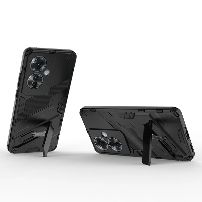 OPPO Reno11 F 5G 케이스 충격 방지 갑옷 뒷면 커버 케이스 OPPO Reno 11 F 11 Pro 5G Anti-Fall Protect Kickstand Coque 케이스