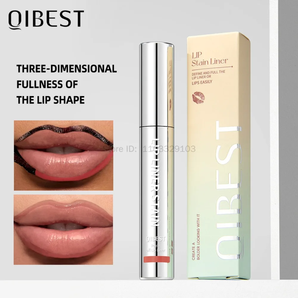 4 Color Peel Off Lip Liner Tattoo Waterproof Long Lasting Matte Non-Stick Fading Lip Tint Sexy Red Contour Lips Make Up Cosmetic