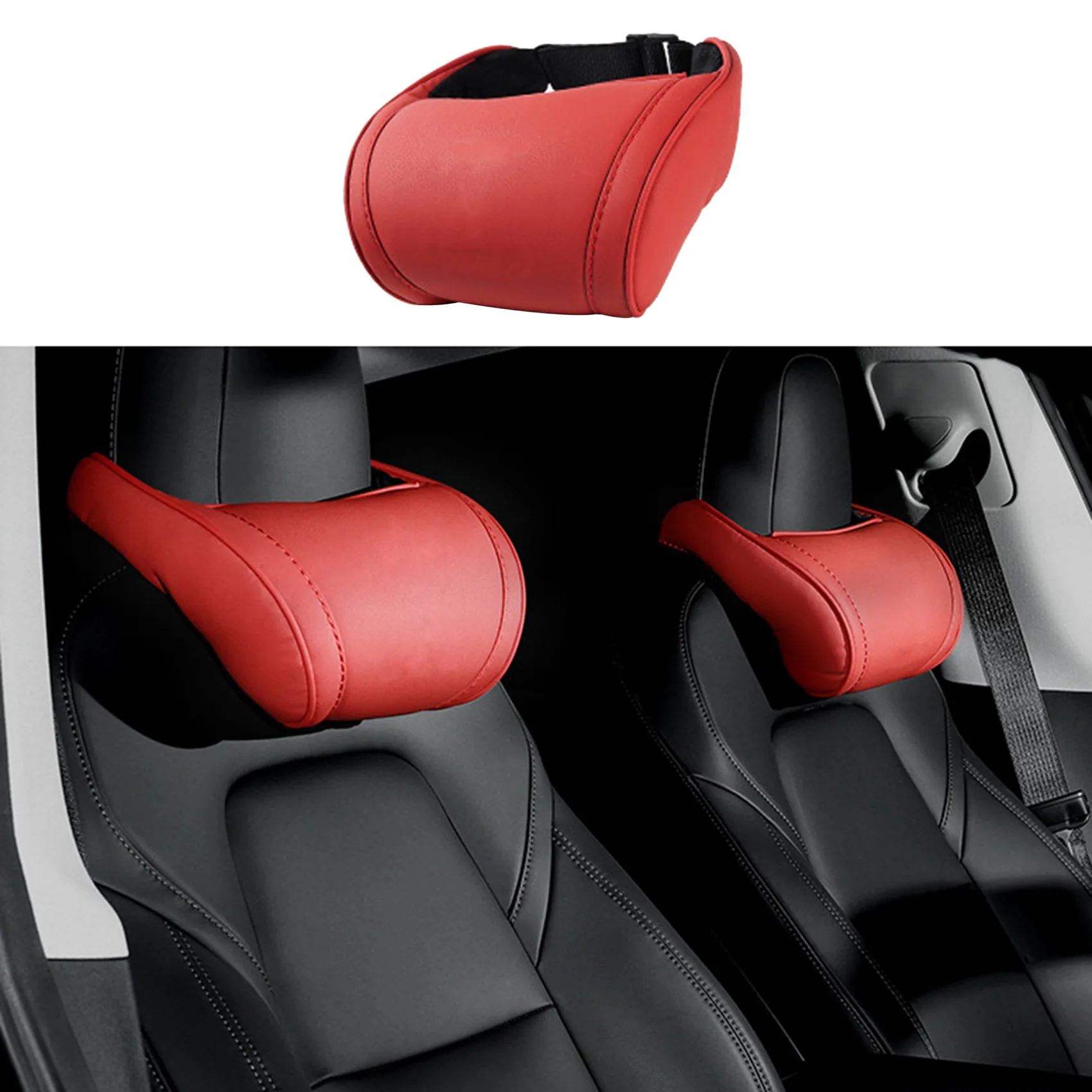 Car Seat Headrest Neck Pillow Comfortable Memory Foam for Tesla Model X Y S 3 Accessories car seat headrest pillow