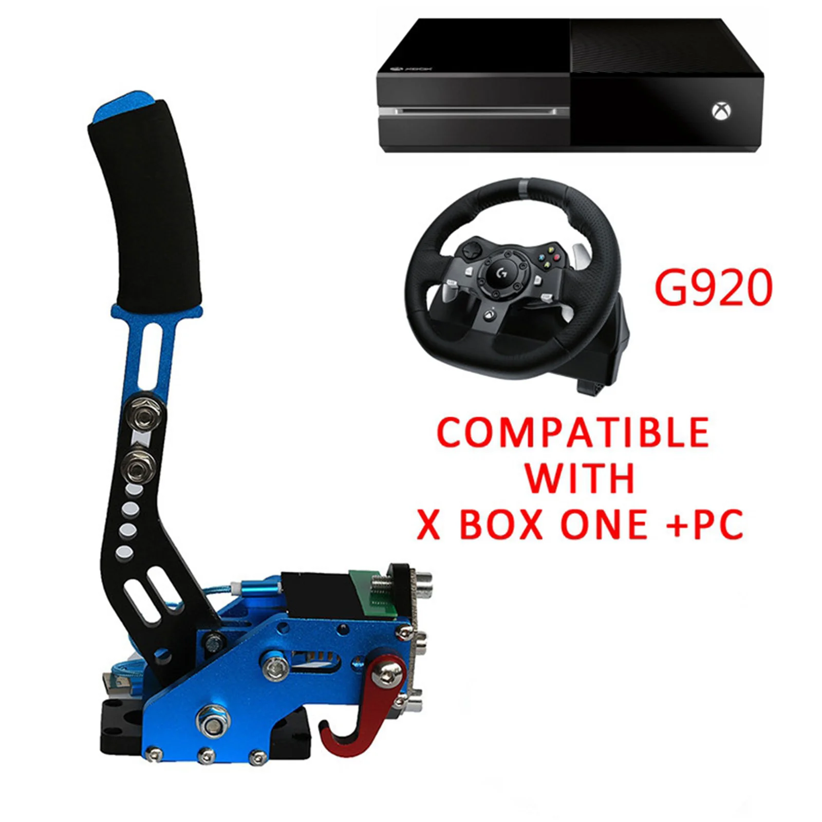Xbox Ps4 Ps5 Pc Usb Freno A Mano Per Sim Auto Racing Games Logitech G29 Acciaio E Alluminio Rally Regolabile Per Pc Windows