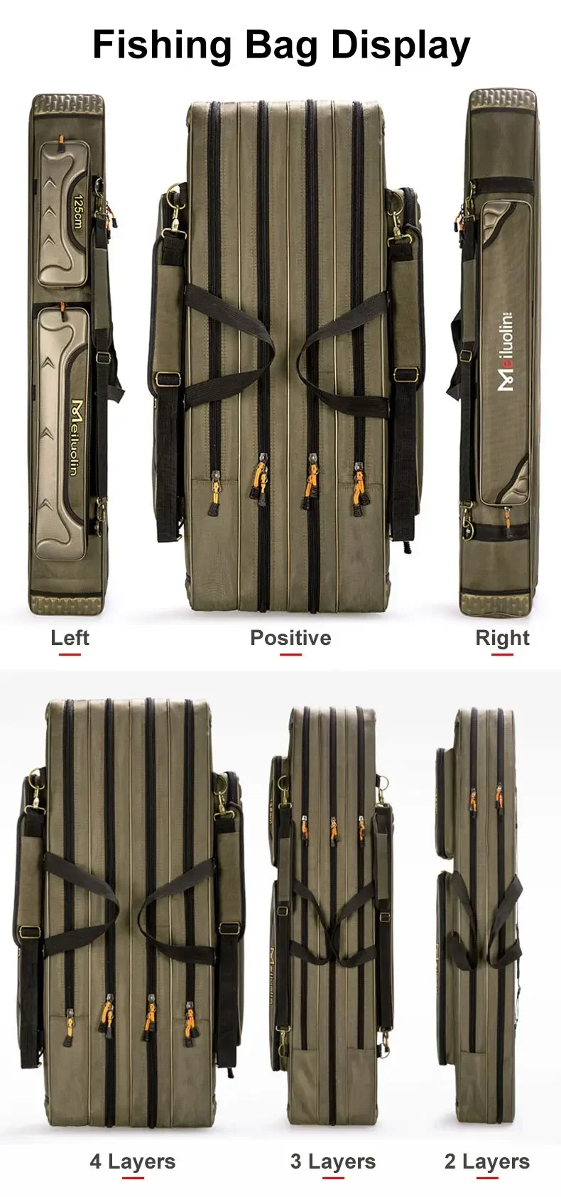 S9f37bd357d4548ceb8ad1bf108889b83V Fishing Rod Storage Bag Oxford Cloth Multifunctional 1/2/3 Layer Large Capacity 80/90/100/120/125CM Fishing Rod Carrier Mallzona