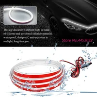 New DRL Auto Scan LED Strips For Kia Sportage 2023-2025 Car Hood Light Flexible Headlights Welcome Light 59 Inch 5