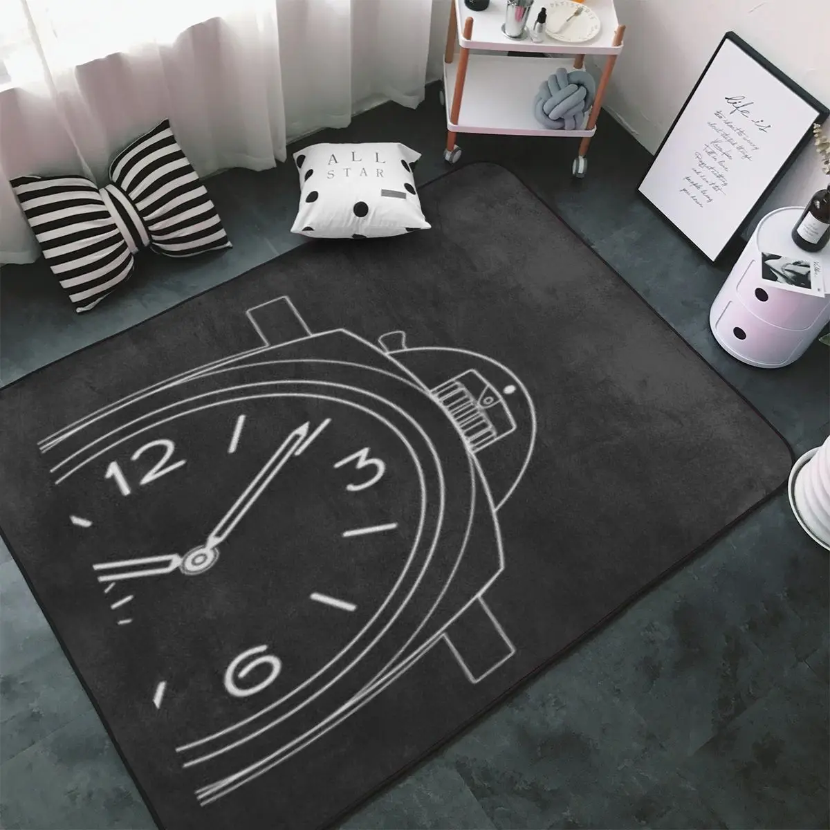 Per Panerai Luminer Marina Watch Carpet, Tappetini In Poliestere Tappetini Da Esterno Per Soggiorno Alla Moda Personalizzabili