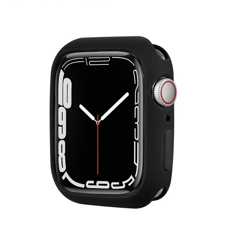 Colorful Soft Silicone Protective Case for Apple Watch - Stylish & Durable Bumper for Women