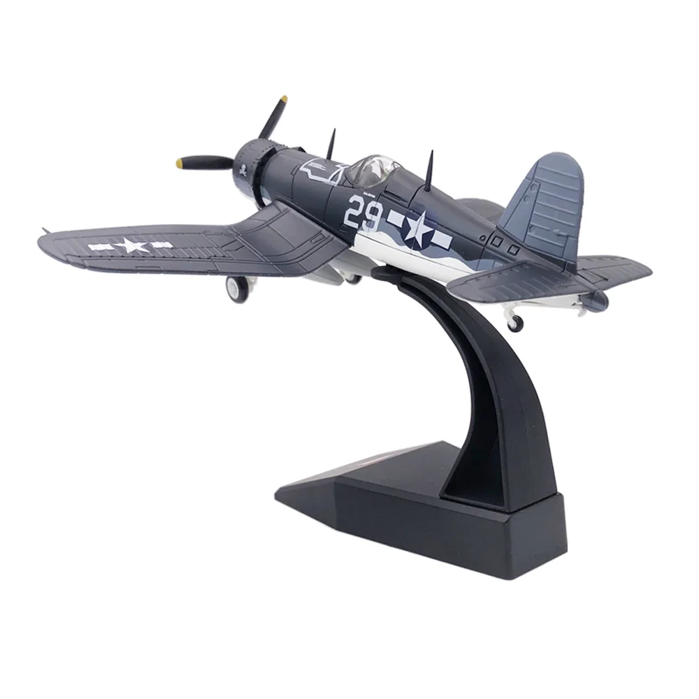 1/72 Scale WW2 US F4U-1 F4U Corsair Dragon Fighter Aircraft Metal Military Plane Diecast Model Toy Children Collection or Gift