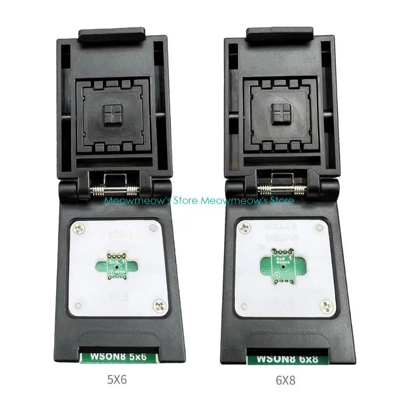 NOR 플래시 MLF8용 W91A IC 소켓 어댑터 WSON8 5X6mm 6X8mm