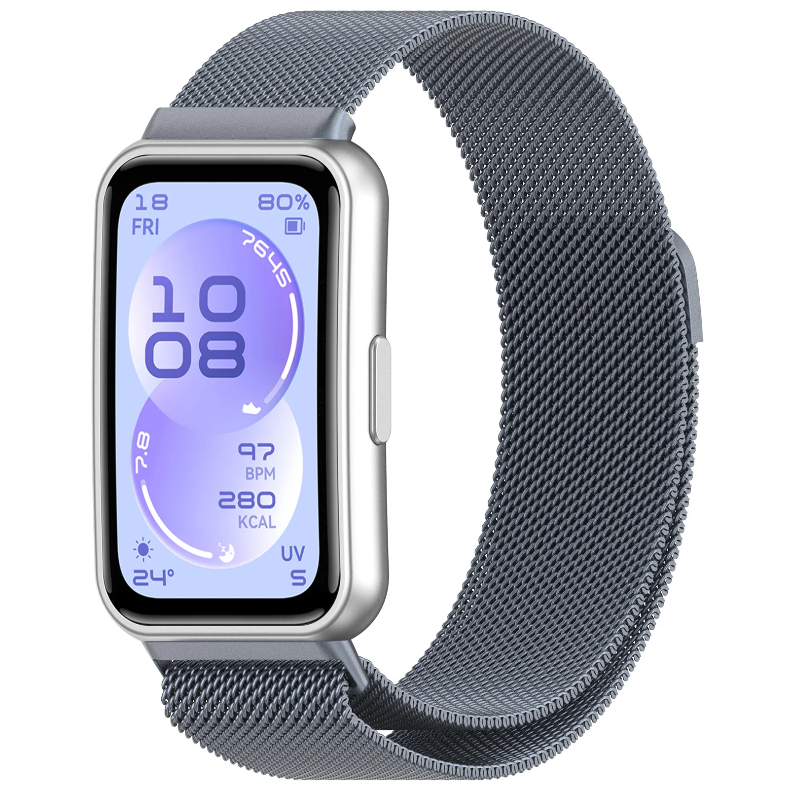 Milanese Loop Magnetic Metal Strap for Smart Band Accessories