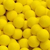 10pcs/lot Soft Indoor Practice PU Yellow Golf Balls Training Aid Drop Shipping Wholesale Gift for Golfers 5