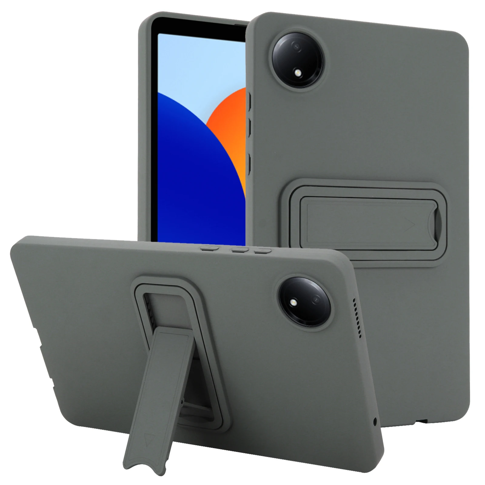 Matte Stand Tablet Case - Durable Hard PC+TPU Protective Cover