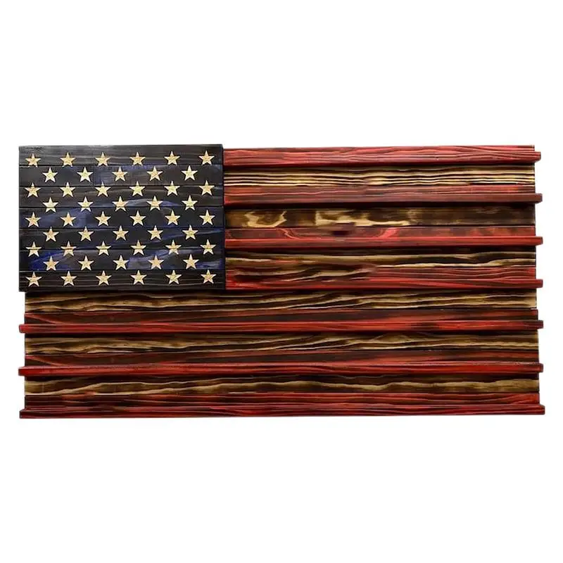 

American Flag Challenge Coin Display 7 Rows Wood Coin Stand Rack For Wall Mount Hang Decoration Coin Holder Rack Coin Display