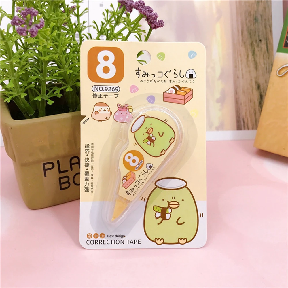 1 Pcs Lytwtw's Mini Cartoon Capybara Large Capacity Correction Tape Tools School Office Corrector Stationery Sweet Supplies