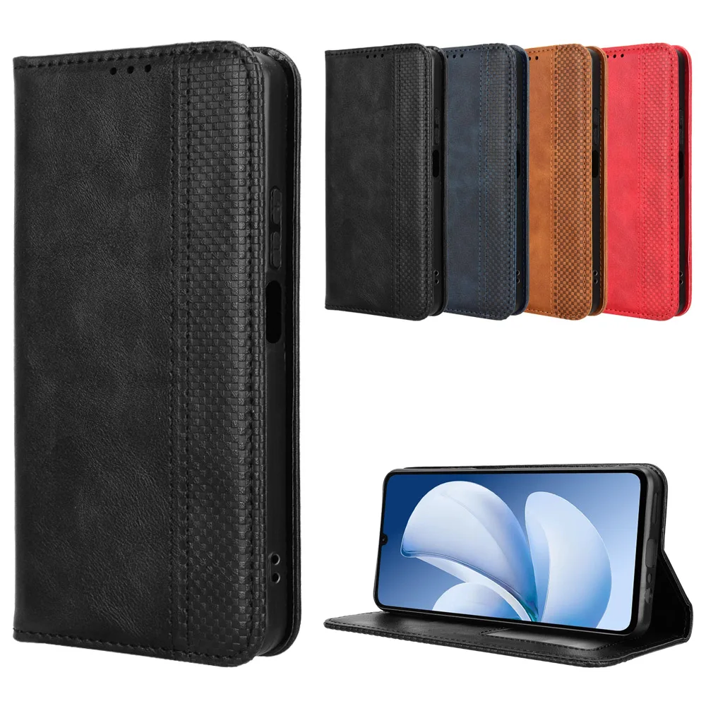 Premium PU Leather Flip Wallet Phone Case - Anti-Knock Protection
