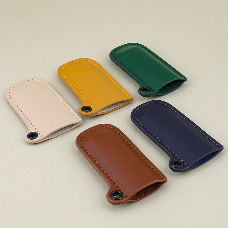 Description Picture 3 of itemHandmade PU Leather Lighter Case For Mini Bic&Cricket Lighters Pouches Sleeve Cover Holder Smoking Cigarette Accessories