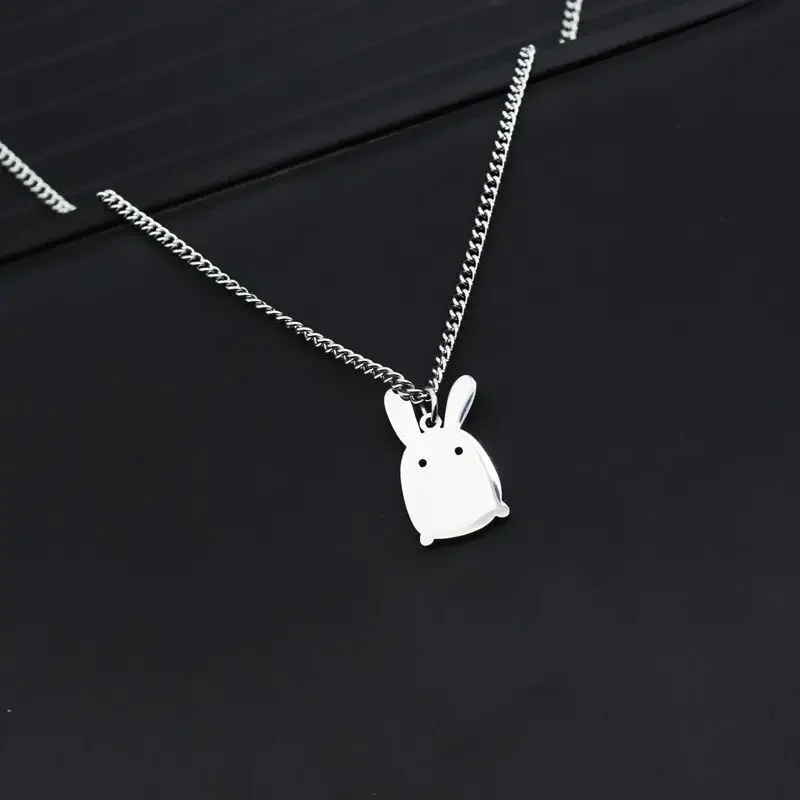 Toilet Bound Hanako Kun Necklace Women Yashiro Nene Mokke Necklaces Man Titanium Steel Silver Color Necklace Anime Accesorios