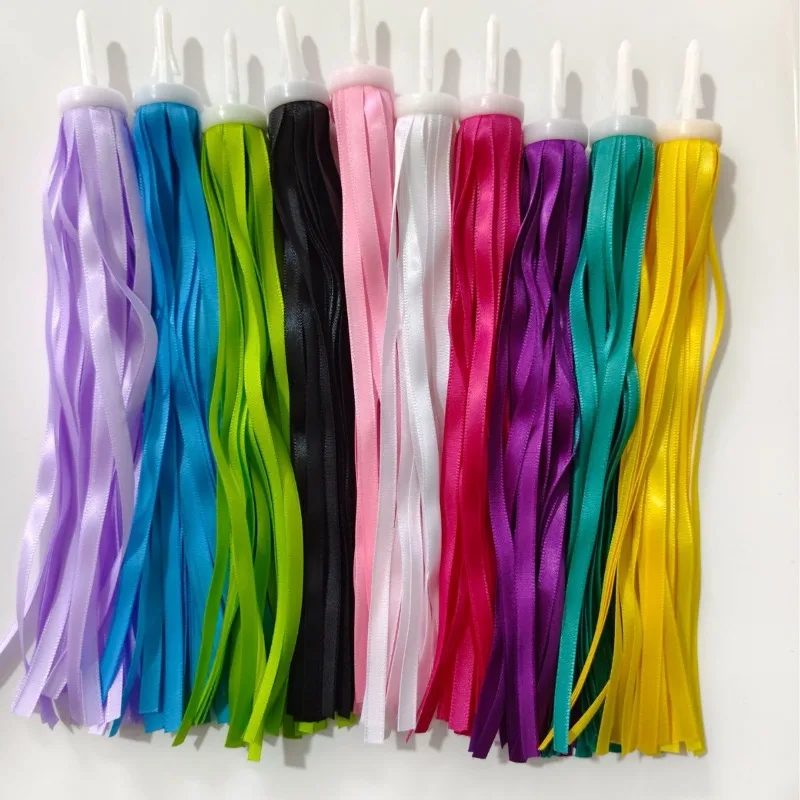 Kids Bicycle Handlebar Tassels Girls Boys Balance Scooter Colorful Streamers Bike Handlebars Decoration Ribbon Cycling Accessory bicycle handlebar tassels