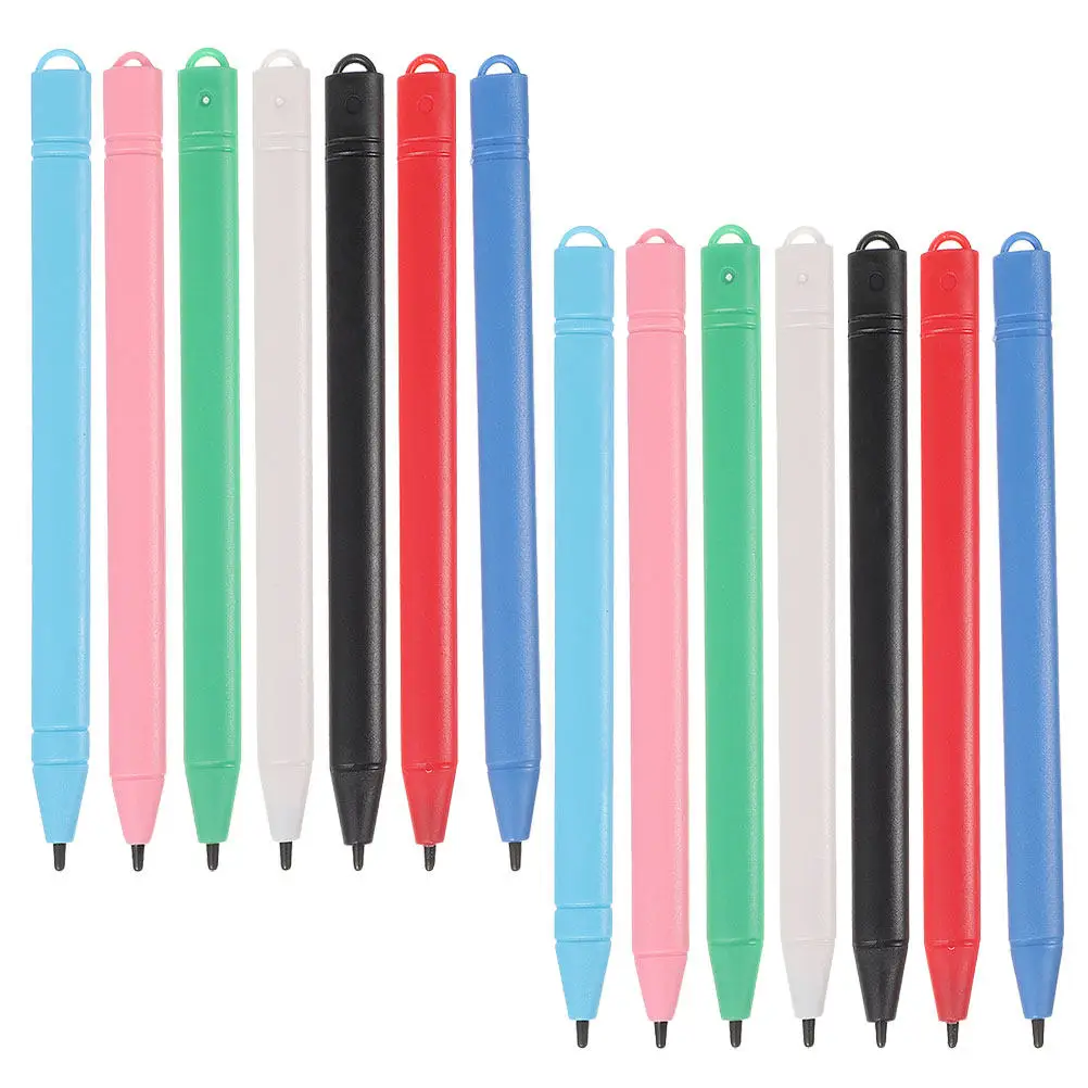 14Pcs LCD 쓰기 태블릿 용 스마트 스타일러스 펜 낙서 보드 스타일러스 학습 필기 용 터치 스크린과 호환 가능