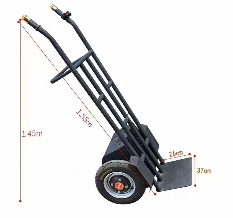 

Portable Battery Powered 600 Kg Electric Moving Hand Trolley Truck Cargo Moving Cart Hand Truck