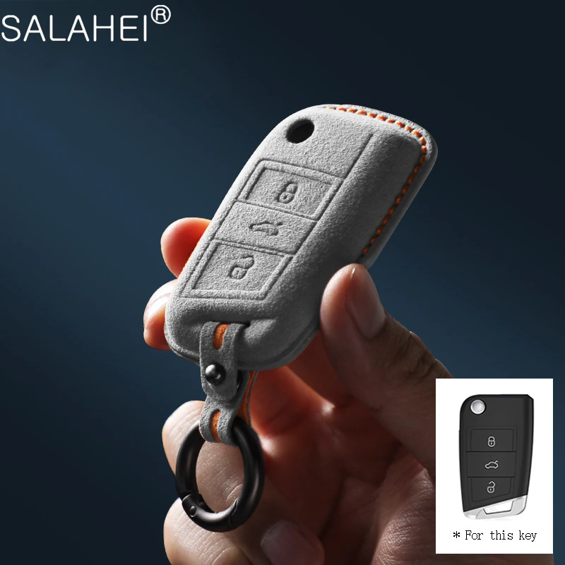 

Car Smart Key Case for VW Volkswagen Golf 7 MK7 Tiguan MK2 For SEAT Ateca Leon FR 2 Ibiza For Skoda Octavia Interior Accessories