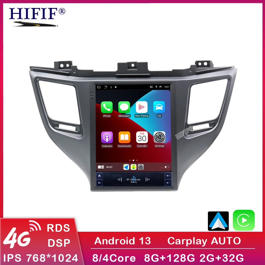 

Автомобильный радиоприемник Android 13 для Hyundai Tucson 3 2015 2016 2017 2018 мультимедийное видео 2Din навигация Carplay