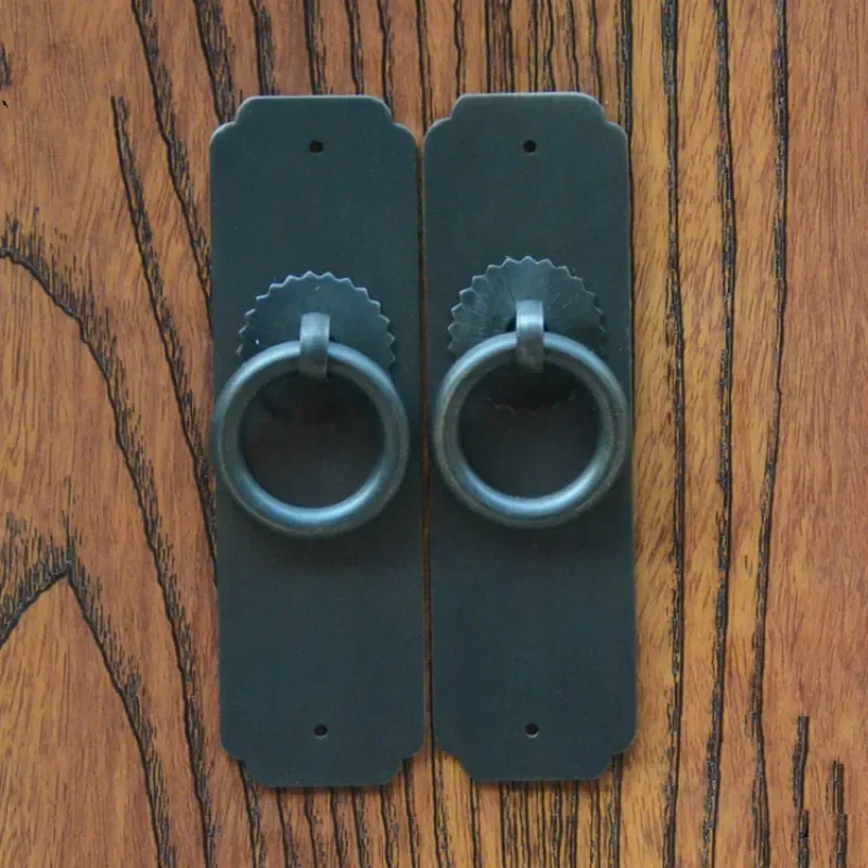 Description Picture 5 of itemXipeiyi Antique Chinese Furniture Handles Flat Brass Drawer Cabinet Door Pull Ring Retro Kitchen Wardrobe Bookcase Knobs 3x10MM