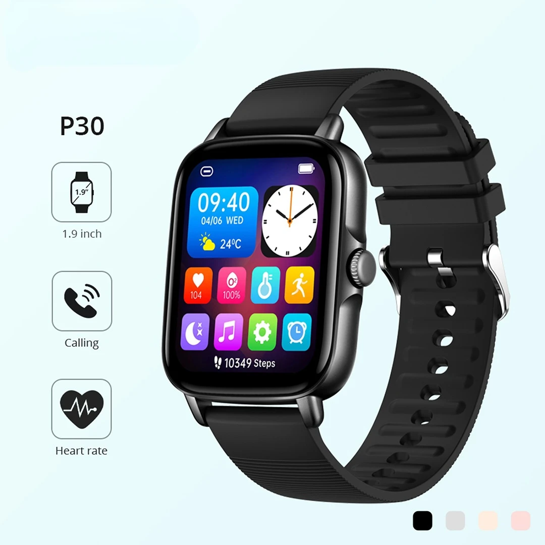 

Смарт-часы P30, 1,9 дюйма, IP67, Bluetooth