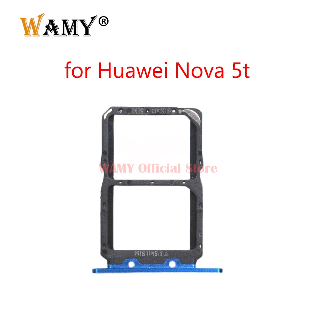WAMY New Sim Card Tray Slot Holder Socket For Huawei Nova 5t