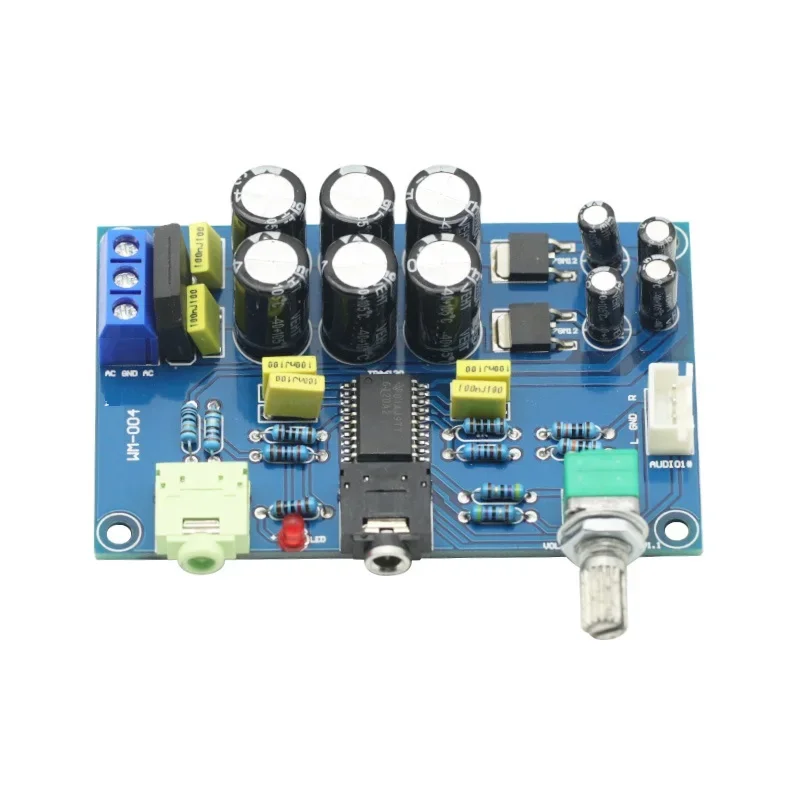 TPA6120 Headphone Amplifier Board HIFI TPA6120A2 Audiophile Headphone Amplifier Board Zero Bottom Noise Kit Finished audio amplifier audio power amplifier board