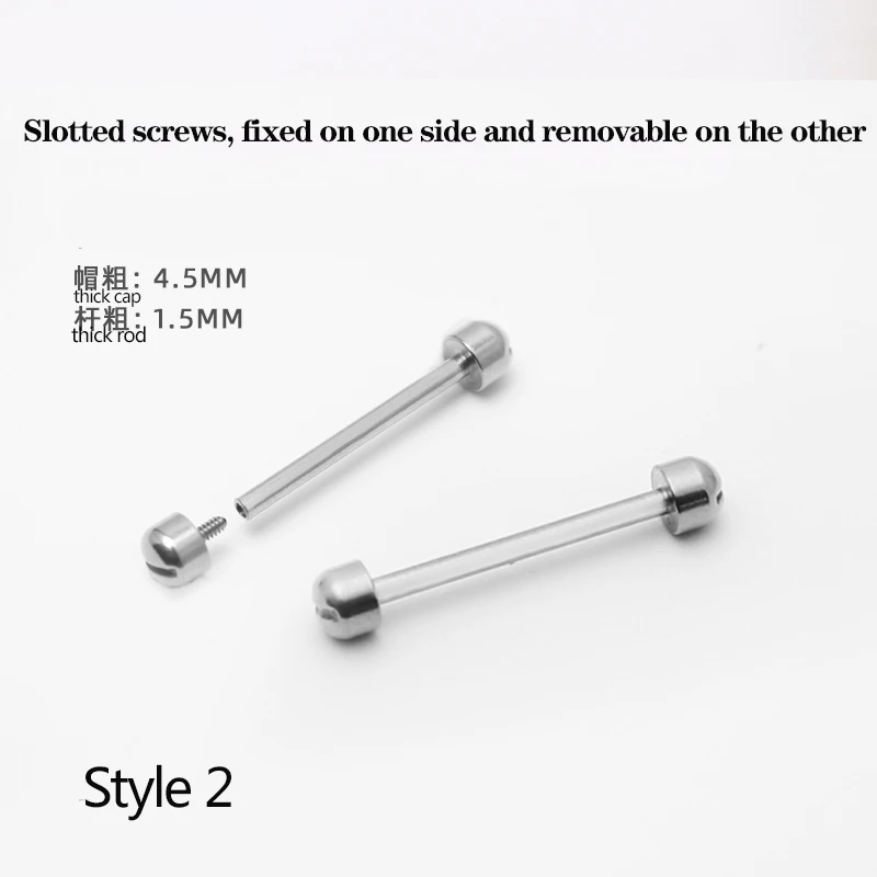 Elegant Rose Gold and Silver Watch Screw Kit for Leather Bands - Includes Lug Stems, Tubes, and Spring Bars (Various Sizes)