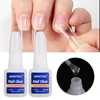 1/5pcs 10g Large Capacity Quick Drying Nail Glue False Nails Strong Adhesive Nails Tip Gel Long-lasting Waterproof Nail Art Tool 3