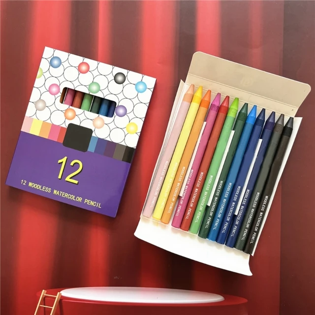 12PCS Colored Pencils 12 Color Watercolor Pencils Coloring Pencils Kids Art  Kit for Kid Boy Girl Art Drawing Card Making H8WD - AliExpress