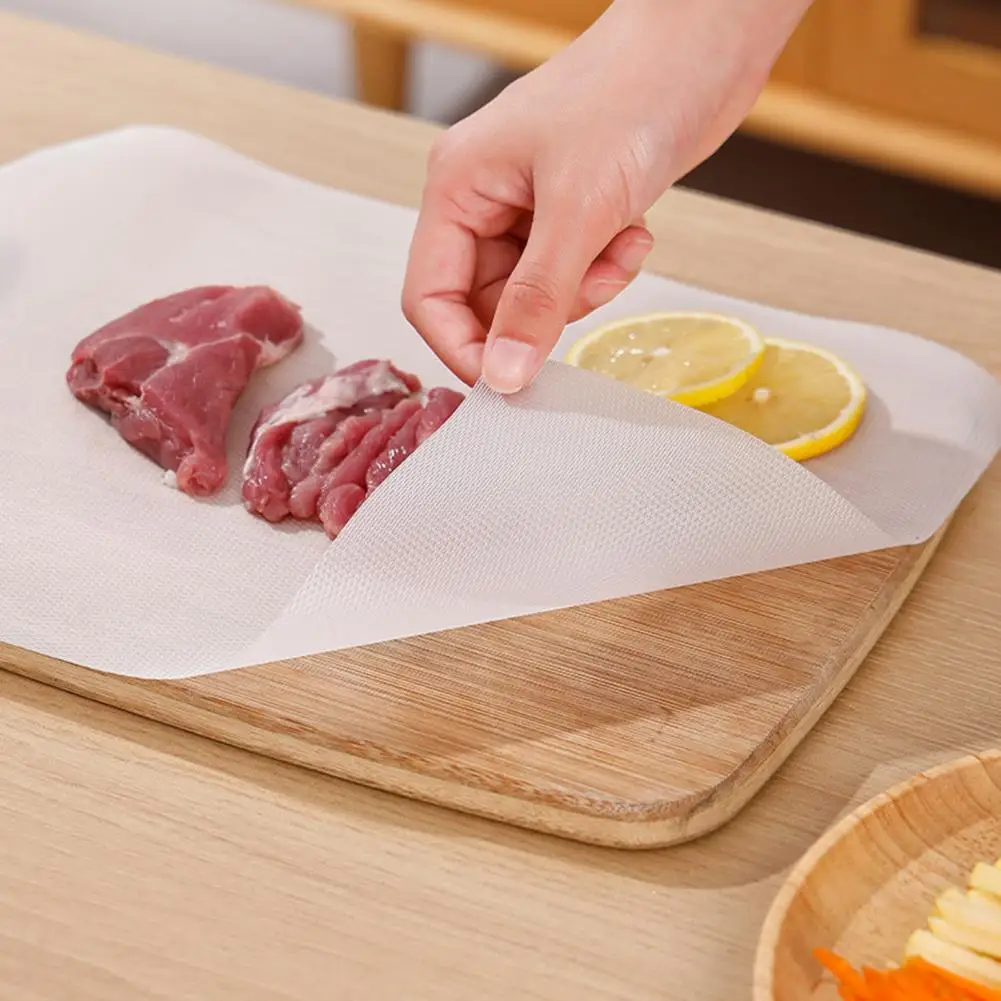 24cm*300cm Disposable Cutting Board With Separating Paper Sheets, Kitchen  Tool For Cutting Foods, Pe Pad, Sticky Board, Outdoor Chopping Board, Table  Mat