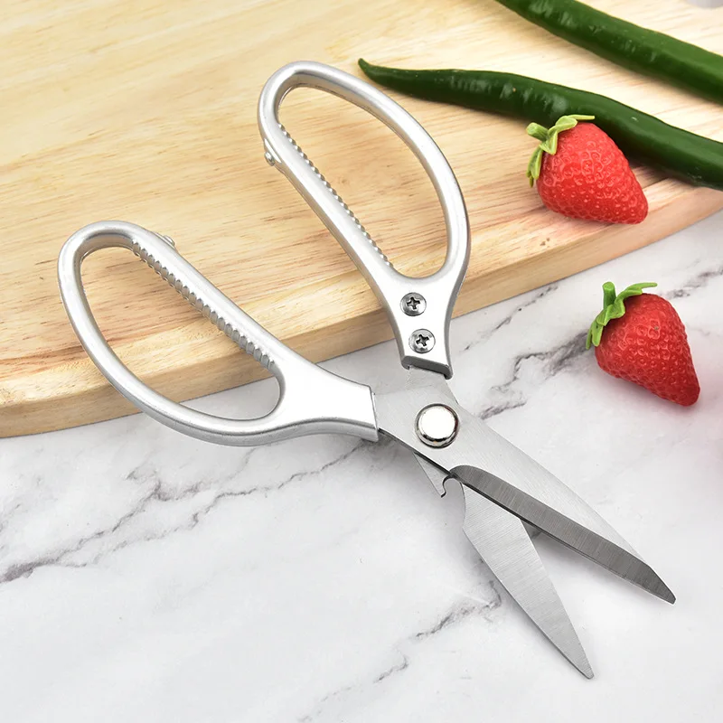 Anti-Slip Multi-Functional Kitchen Food Cutting Scissors Strong Chicken  Bone Cutters Stainless Steel Modern Simple Style - AliExpress