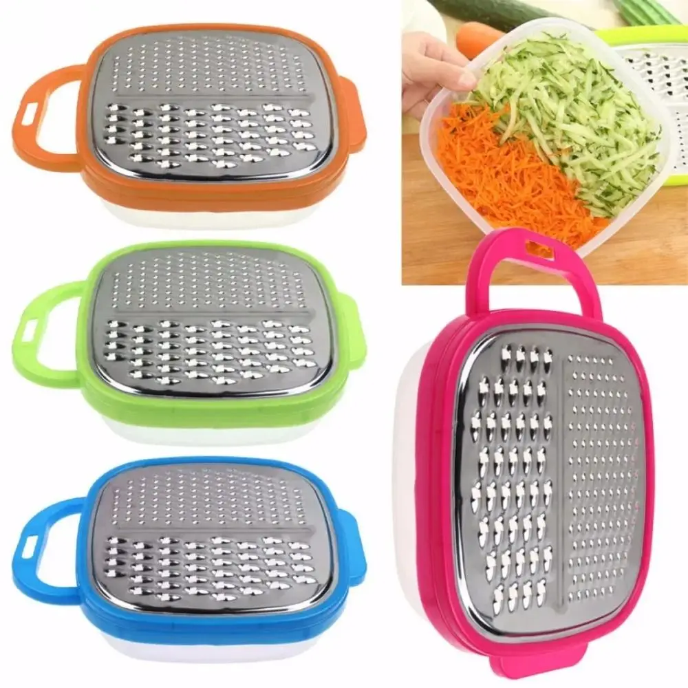 Description Picture 2 of item3-in-1 Plastic Manual Vegetable Chopper Slicer Cheese Carrot Shredder Potato Grater French Fry Cutter Kitchen Fruit Accessories