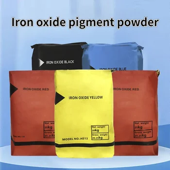500g/1000g Polvere di pigmento colorato all'ossido di ferro Toner di cemento Gomma/parco giochi/pista/pavimento/vernice ceramica Materiali per miscelazione dei colori 1