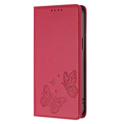 Elegant 3D Butterfly Magnetic Leather Flip Phone Case for OPPO Reno 13 5G (D)