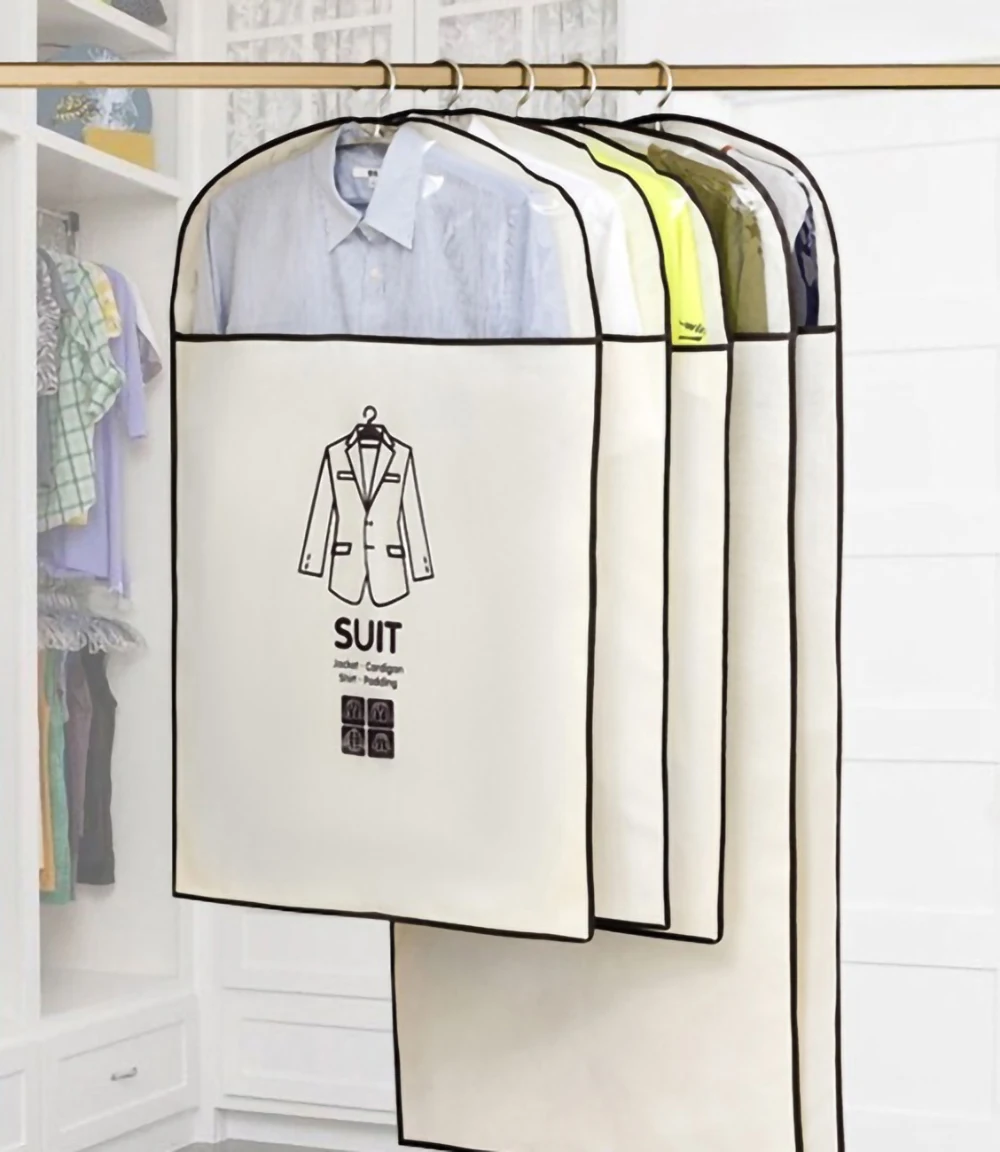 Dustproof Portable Garment Protection Cover and Hanging Storage Bag