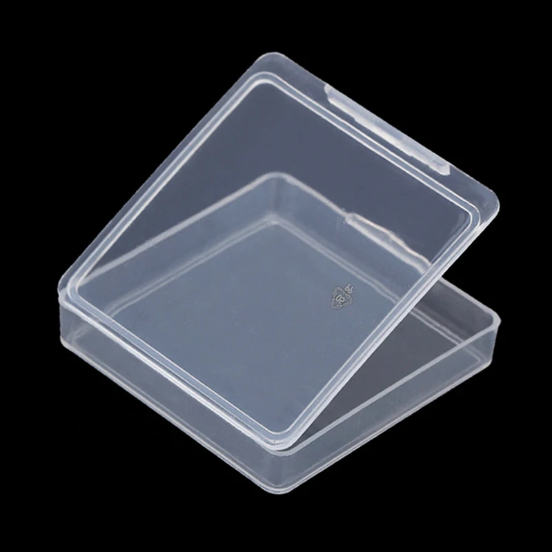 Transparent Small Clear Plastic Box Mini PP Storage Component Boxs Collection Packaging Jewelry watch parts Box watch storage box watch storage bag watch storage pouch
