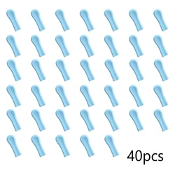 Silicone Ear Cleaning Spoon Tips - Eco - Friendly & Reusable (Blue 12x3.5mm)