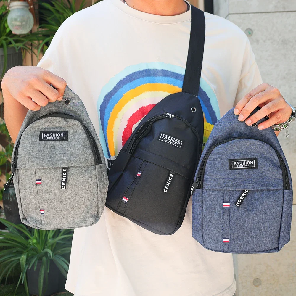 Chest Bag Men's One Shoulder Crossbody Bag Large Capacity Outdoor Sports And Leisure Fashion Small Shoulder Large Capacit