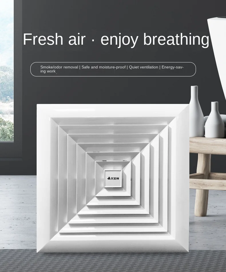 

Emmett ventilator powerful mute exhaust fan exhaust fan kitchen living room bathroom bedroom home