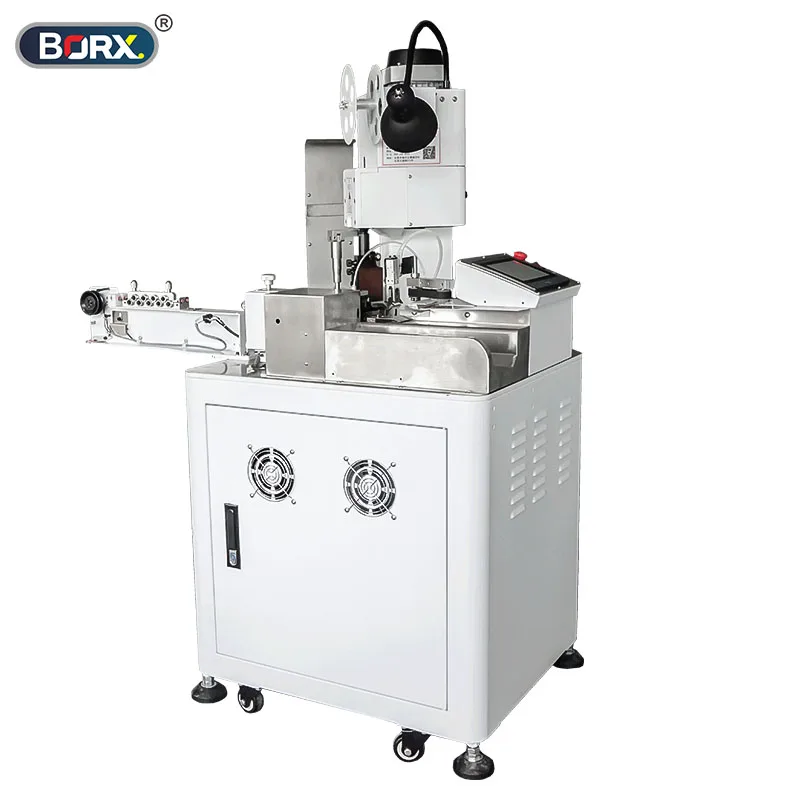 

Full Automatic Single-head Terminal Machine Double-row 2P Wire Stripping Machine Cable Cutting and Crimping Machine