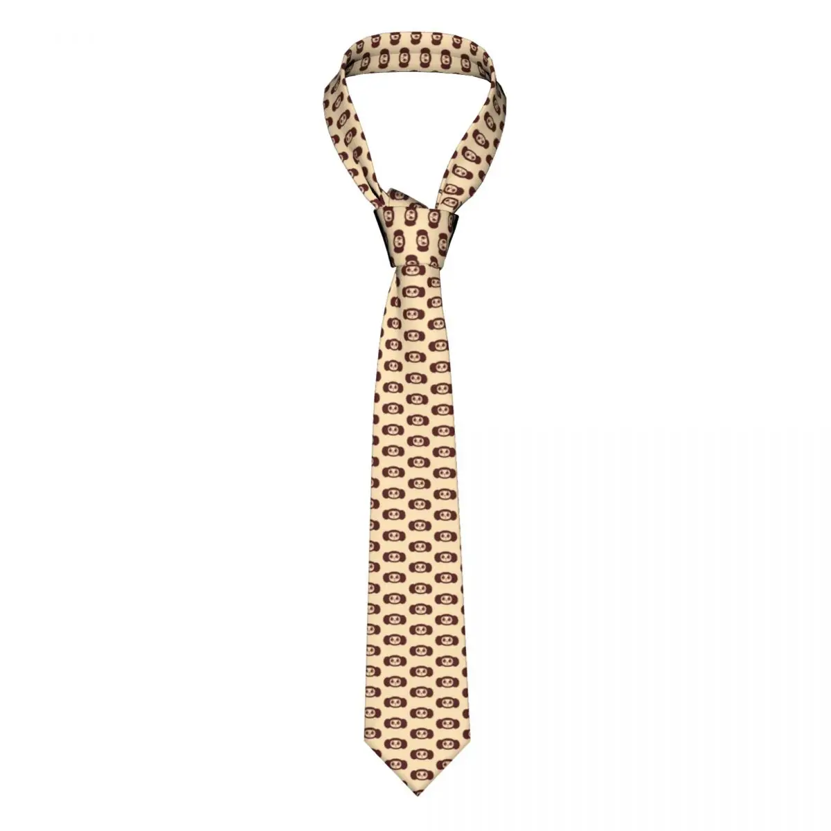 

Cheburashka Cartoon Men Women Necktie Slim Polyester 8 cm Classic Neck Tie for Men Accessories Cravat Wedding Accessories Party
