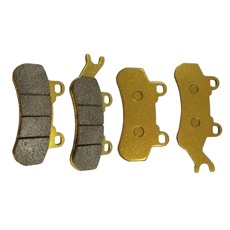 

4-piece/set Ceramic Brake Pads Heavy Duty Front & Rear Brake Pad Set Metal Parking Brake Pads fitting for MaverickX3