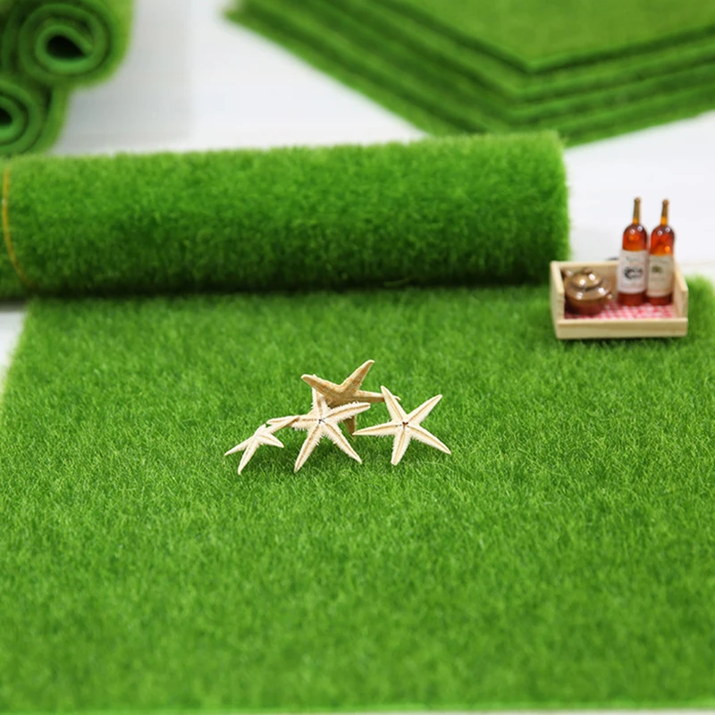 

15cm Grass Mat Green Artificial Lawns Turf Carpets Fake Sod Garden Moss