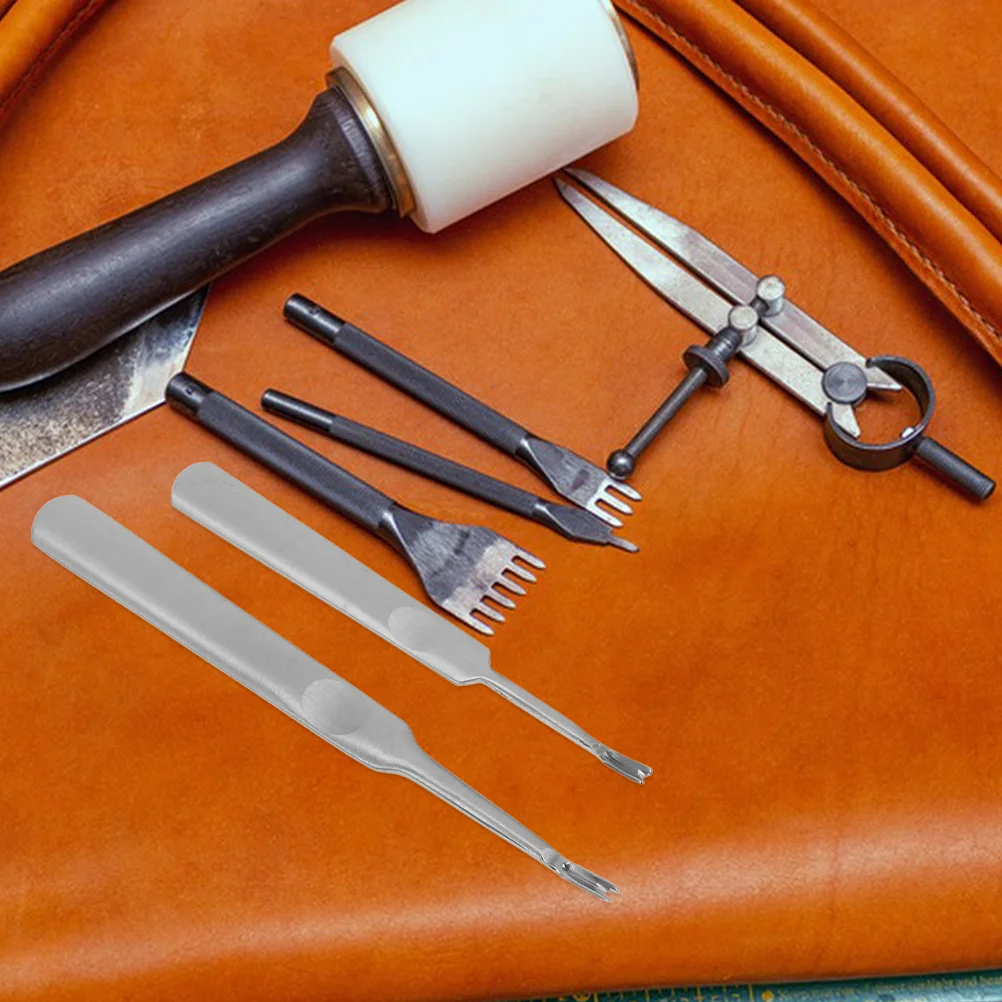 8 pcs Edge Skiving Tool For Diy Leathercraft Projects Beveler For Trimming And Beveling Edges Essential